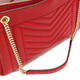 Michael Kors Mike Coles MK Frauenbeutel Schaffell -Kette Einzelschulter -Tasche 30H9GUSL2T 683 rot