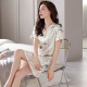 Modal high-end nightgown for women summer ice silk short-sleeved long pajamas new summer simulated silk home clothing dress 9928 M[90-110Jin[Jin equals 0.5 kg]]