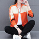 Yu Zhaolin Sportswear Set Women's Spring and Autumn 2025 New Loose Women's Casual Fashion Cardigan Long Sleeve Sweater Three-piece Coffee (THF9930 Three-piece Set) M (Suggested 80-95Jin [Jin equals 0.5 kg])