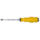 STANLEY screwdriver with one-shaped cross strong magnetic force, whole body screwdriver screw-cone hexagonal cutter rod can tap soft handle alloy steel Cross#2x100mm 61-880-23