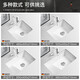 Balcon de grande taille en céramique Hanzun Balcon de grande taille avec balcon de lavabo bassin bassin bassin Machine de lavage du bassin de lavage du bassin de lavage 6231 Basin unique avec un drain de grand diamètre