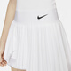 Nike (Nike) Dri-Fit-Frauen schnell trocknend plisderner Tennisrock Herbst Spleißen Persönlichkeit Leicht Dr6850 100 Weiß/Schwarz M.