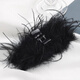 Xiang Wan Hair Clip Feather Seersucker Bow Hair Clip Women's Back Hair Clip Shark Clip Birthday Gift