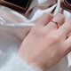 Fat Donglai's same style honeycomb ring 18k light luxury exquisite atmosphere ins style honeycomb titanium steel plated 18K rose gold for women rose gold US size 8