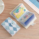 MAIWEINI card bag for women 2025 new large capacity multi-card position exquisite coin wallet compact ultra-thin ID card storage bag light blue diamond [20 cards + 2 ID positions] anti-theft brushing/anti-magnetization