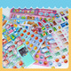 
First-class stickers children's stickers toys boys and girls cartoon vending machine play house three-dimensional bubble stickers currency knowledge