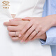 Chinese jewelry birthday gift for girlfriend Couple ring Möbius ring 925 silver men and women live gift for girlfriend