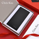 
CHRIS KISS wallet men's genuine leather long multi-card card bag head layer cowhide change wallet gift box birthday gift 8602006-3 [counter gift box]