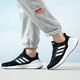 
Adidas official men's shoes and women's shoes. Spring new sports shoes Pure Boost mesh breathable lightweight cushioned running shoes IF4839/black and white/mesh breathable 37 (inner length 230mm)