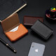 Gboni business card holder for men's business card box for business wear-resistant business card holder for men's women's personalized business card box for men's exclusive version [Black]