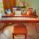 Sean SN670 Electric Piano 88 Keys Heavy Hammer Home Beginner Kindergarten Teacher Professional Grade Examination Solid Wood Dresser Drawer Piano SN670 Heavy Hammer Keys - Log Color + Piano Bench