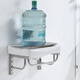 Mini lavabo, apartamento pequeño, lavabo, balcón triangular de baño, cuenca simple de cerámica montado en la pared pequeño, estilo F 4837 cm, con drenaje + grifo