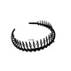 
Dabuliu teeth-resistant non-slip headband girl rubber headband washing face makeup fix hair crushing artifact pressing hairband hair card color 9274I black headband
