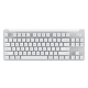 
Logitech's preferred series K855 (K835 upgraded model) mechanical keyboard Wireless Bluetooth Dual-mode connection TTC red axis 84 keys E-sports game office keyboard K855 Pearl white