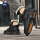 Hailan Home Hla Martin Boots Herrenschuhe Herrenschuhe Frühling 2025 Neue Männer Martin Boots High Top Work Schuhe Hochverstärkte lässige Lederstiefel Schwarz 42