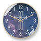 
Creative cross wall clock living room bedroom wall hanging mute clock simple living room bedroom mute table bf3271 black frame gold needle 16 inch