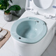 Nierxin postpartum woman's butt wash basin, bidet for women, squatting-free toilet, bidet for the elderly, pregnant women, bathing and rinsing buttocks, light blue