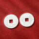 Taiguang Silver Tower Silver Coin 999 Pure Silver Dumpling Coin Lucky Money Square Hole Silver Coin Dumpling Money Red Packet About 2g/piece