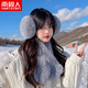 Nanjiren Outumn and Winter Golfs for Women Woming Outdoor Miding Tear Calidez Protección de oído caliente Bufanda corta Protección de cuello de lujos