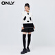 ONLY autumn and winter casual V-neck sleeveless cute panda loose sweater women 12343H002 A43 cream white NEW CREAM S 160/80A