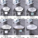 Linear Home triangular basin wall-mounted washbasin small apartment corner bracket fan-shaped mini washbasin household ceramic basin 25.5cm triangle basin + drain