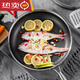 
304 stainless steel frying pan household smoke-free non-stick pan frying pan universal pot 24cm drilling technology stainless steel frying pan ck9721