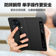 皮皮壳【京仓速发】适用vivoxfold5手机壳xfold3折叠屏全包防摔Xold5Pro磁吸真皮轻薄保护套真皮翻盖壳 【黑色】vivoxfold2基础款