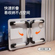 Kunfeng bed computer desk bedroom bay window foldable small table household small square table lazy table student dormitory game table snow white 50*30*23 non-slip table legs