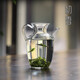 Gaoming imitation Song Dynasty teapot small morning teapot heat-resistant tea set green tea set transparent small decanter glass pot small morning teapot 300ml