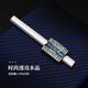 Woodpecker (Tucano) High-End-Diamant-Krawattenclip für Männer Business Light Luxury Clip für Frauen exquisite Kartenstiftkrawatte für Frauen Ehe Universum Starry Sky Himmel