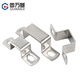 Guwanji 304 stainless steel clamp square card square tube buckle riding card square type hoop several words right angle bracket U-shaped pipe clamp M25x25 2 pieces 304 material