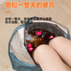 JCZS German quality foot bath bucket, foot bath basin, knee-high folding foot bath bag, convenient constant temperature winter heightened fumigation bucket, household foot bath bag insulation bucket, three-in-one knee protection style - haze blue storage bag + foot bath bag