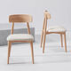 Sotiro cream style solid wood rock slab dining table and chair combination dining table for home use modern and simple 2024 new Nordic style dining table snow mountain white-[glossy rock slab] 1 dining chair