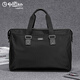 Goldlion men's handbag 2025 new Oxford cloth large capacity casual fashion men's bag computer business men's briefcase black large size 46*34*15CM large bag 17 inches