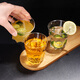 Badger disposable cup aviation cup drinking cup beer liquor cup hard plastic tea cup octagonal cup 200ML*50 pieces