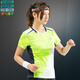 
SAISHIWEI SAISHIWEI group purchase badminton uniform tops for men and women sportswear sweat-relieving quick-drying summer short-sleeved stand-up collar badminton uniforms for women 3879 red tops M