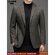 Lilan Men's Autumn and Winter New Men's Business Down Jackets for Young and Middle-aged Casual Single Jackets Trendy Suits 3302 Gray 185/2XL (160-180Jin Jin equals 0.5 kg)