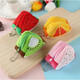 Creative Mini Cute 3-Corner Three-dimensional Plush Fruit Coin Purse Girls Student Key Coin Purse Watermelon