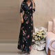 Zhidoudou Xi und Xi einteilige Kleidungsrock koreanische Version Slim and Gentle Style Beach Urlaub 3034 Schwarz 2xl