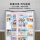 LG664L对开双门冰箱家用大容量 风冷无霜智能变频节能超薄嵌入式 电冰箱冷冻冷藏低噪音分类净味养鲜 【新款店长推荐】银S674MPY11D