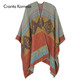 CRANTA KOMEIA official website shawl for women with 2025 new style national style autumn and winter scarf for women warm birthday gift for girlfriend khaki high-end light luxury style for girlfriend wife practical
