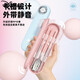 Disney (Disney) Chopsticks and Spoon Set Portable Box Box Table Special Storage Box pour les enfants des élèves du primaire pour aller à l'école en trois pièces Take Out to Work Pink Cat-Chopsticks and Spoon + Fork (style exclusif)