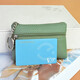 Queenjoy Neue Solid Color Frauen Mini Coin Wallet Weichgesicht modische süße kleine Kartenbeutel einfache modische kleine frische Schlüsselbeutel Rumba Rot