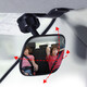 Baby observation mirror in car, child safety seat rearview mirror with auxiliary mirror, reverse blind spot mirror GK1 observation mirror
