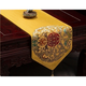 Dream Weaving Cloud Table Flag Fabric High Quality Light Luxury Chinese Style Tea Table Cloth Household Chinese Table Cloth Long Tea Table Cover Cloth Towel Bed Langya Table Flag Light Gold 33*220cm