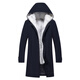 Aoshadi Neu importiertes importiertes graues grauem nerk innerer Deckel Casual Long Over-Knie-Kapuzenparka Überwindung des ganzen Nerzmantels Herren-tibetische Orchidee (importierte graue Nerz Gallenblase) Kaninchenhülsen 170/l