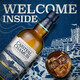 
Mosbon Scotland imported ghost castle heavy peat bourbon barrel pure wheat whiskey bourbon barrel pure wheat 700ml