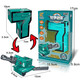 Case Family Toys Kinder große digitale digitale deformierte Mecha-Spielzeug-Bausteine ​​für Jungen und Mädchen für Jungen und Mädchen 2-6 Jahre 0-9 Digitale Roboter-Kombination Großer Geschenkbox Komplettes Set von 10 Modellen + Helm + Rüstung