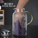 MULTIPOTENT glass set juice cup cold drink pot summer household 2L cold kettle water cup rice grain 1 pot 4 cups