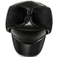 Ruoxi Yuhan elderly hat men's winter velvet warm leather hat for middle-aged and elderly people thickened ear protection outdoor cold-proof casual old hat black one size fits all 58-59 head circumference